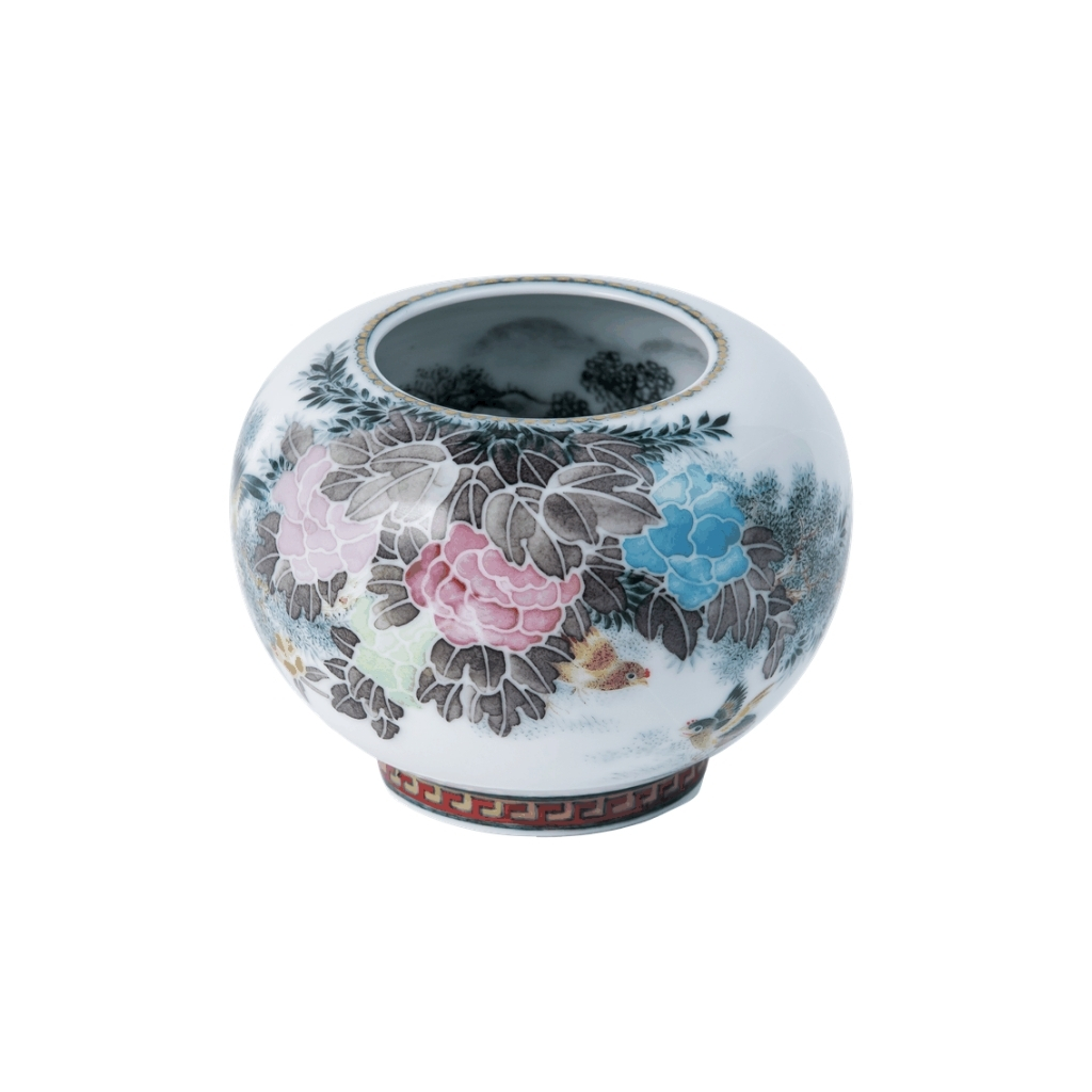 Calligraphy Garden Porcelain Vase