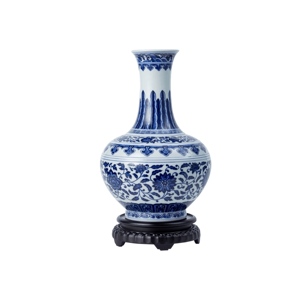 Imperial Blue-and-White Bloom Vase