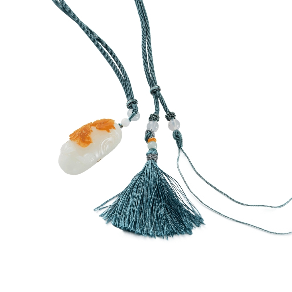 Fortune Koi Jade Pendant