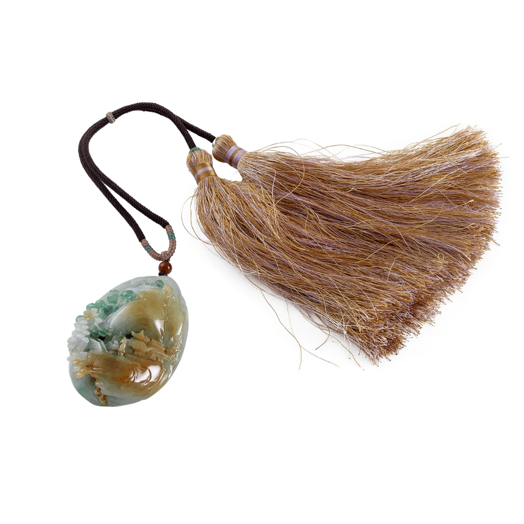 Grand Pavilion Jade Pendant