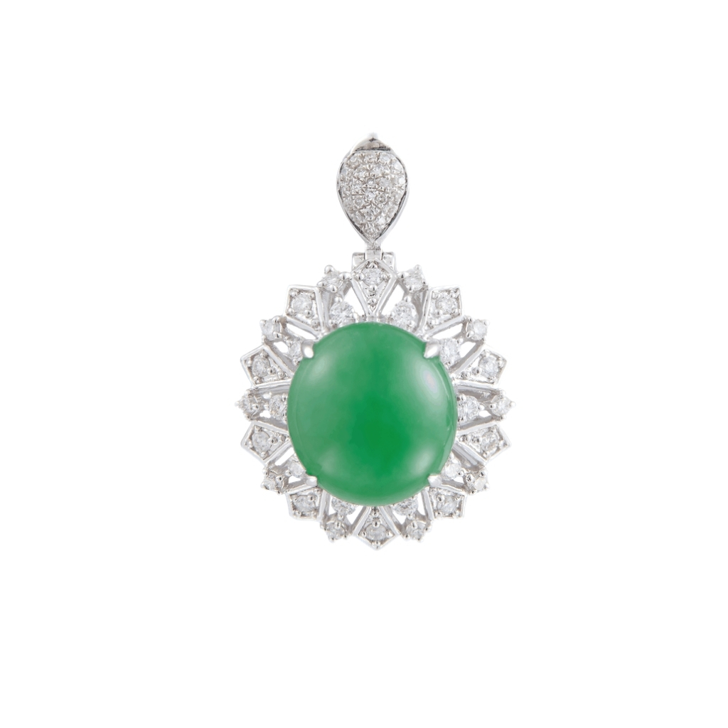 Green Jade 2-in-1 Ring/Pendant
