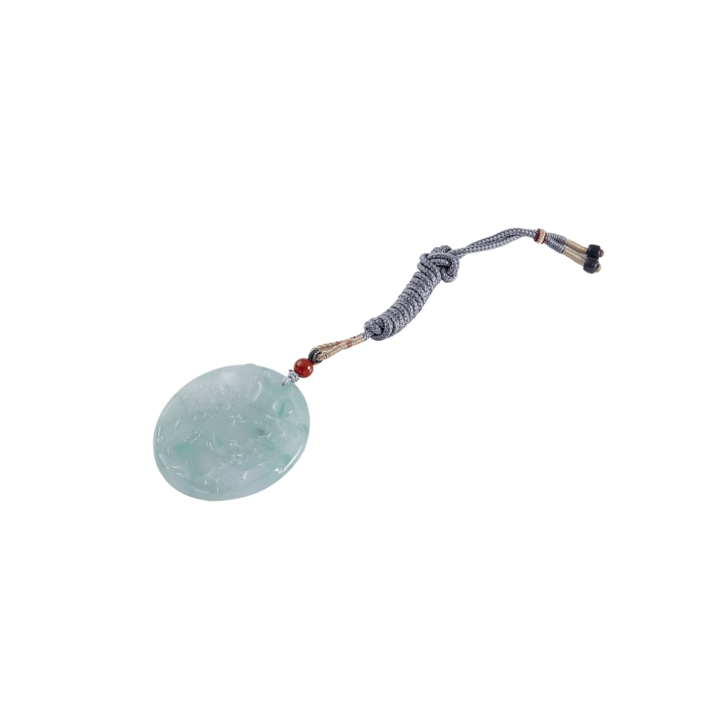 Icy JiangNan Landscape Pendant
