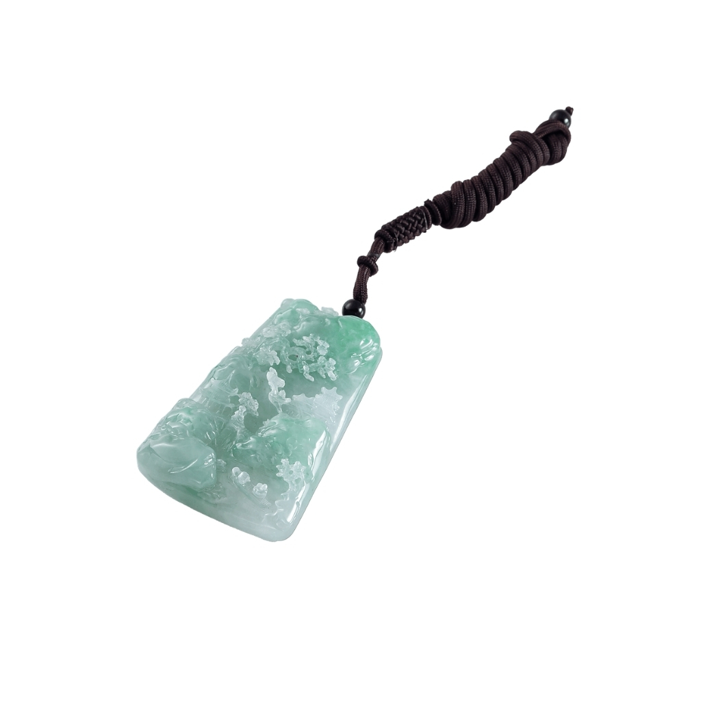 Spring Pavilion Jade Pendant