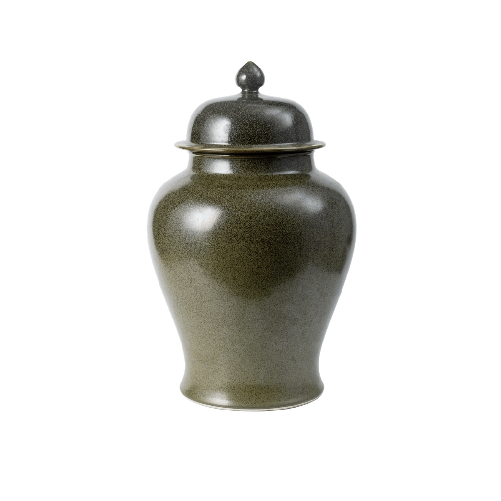 Moss Glaze Tea Caddy