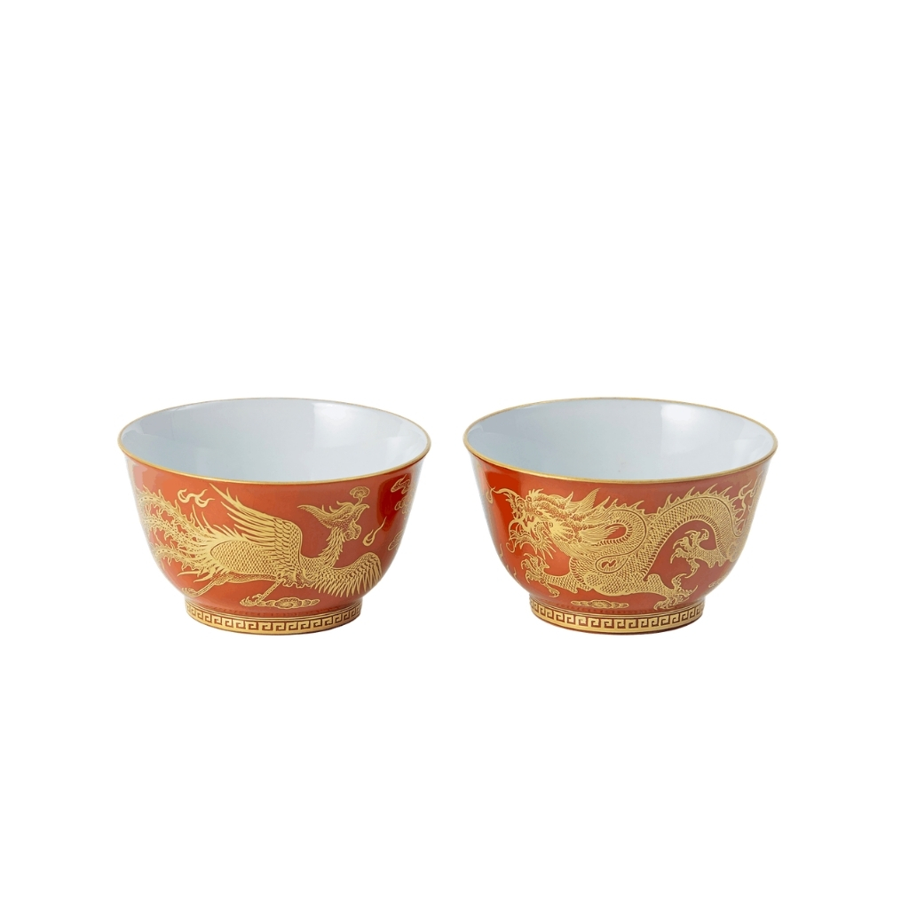 Imperial Dragon & Phoenix Teacup Set